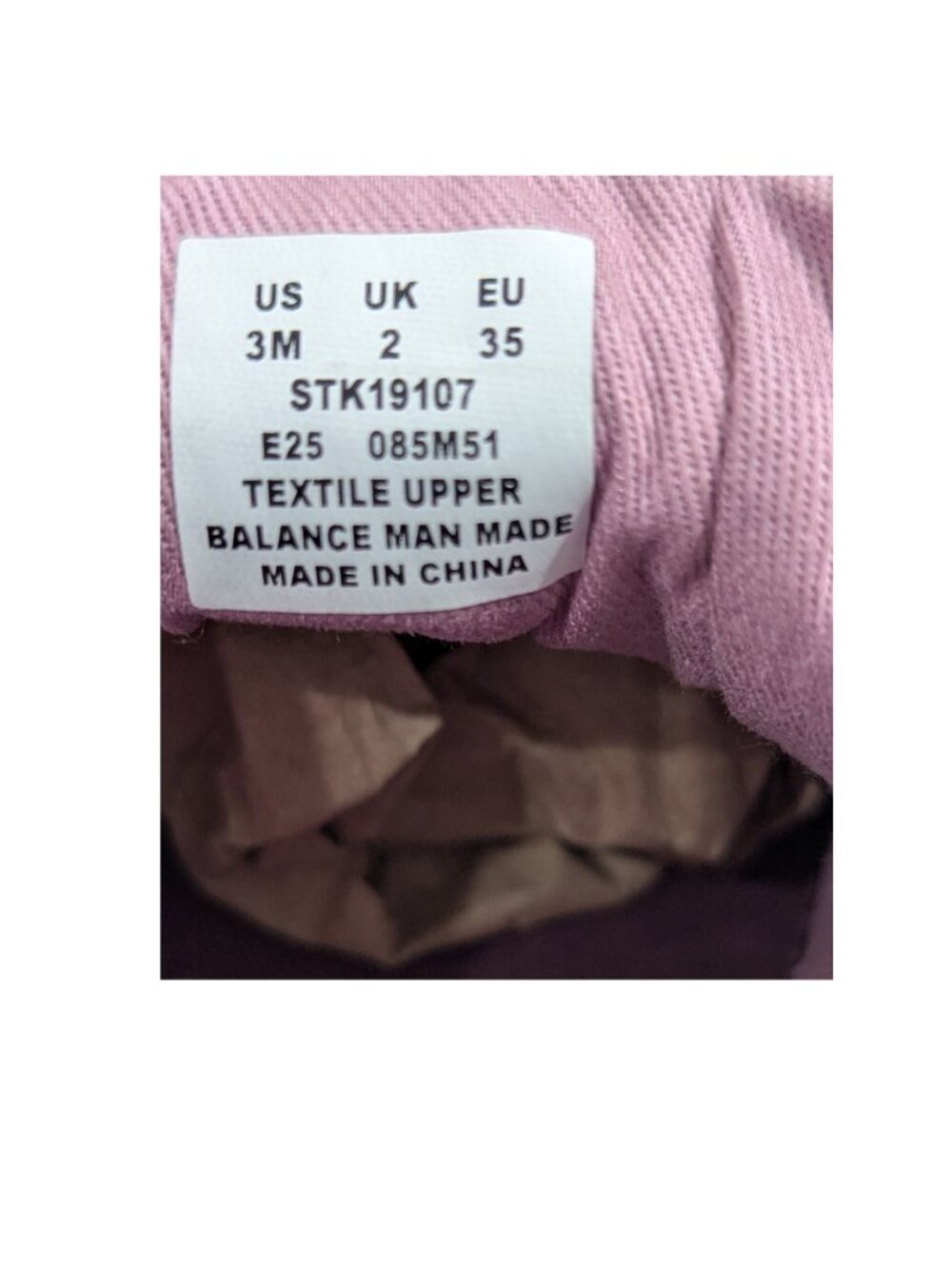 Sperry Mauve Pink Boat Shoes Women 3 Canvas Lace Up Memory Foam Casual - Picture 6 of 6